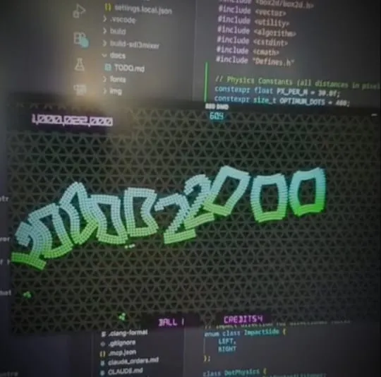 Pinball LCD display prototyping with physics simulations