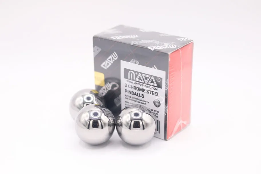MAYA Premium Chrome Steel Pinballs — main view