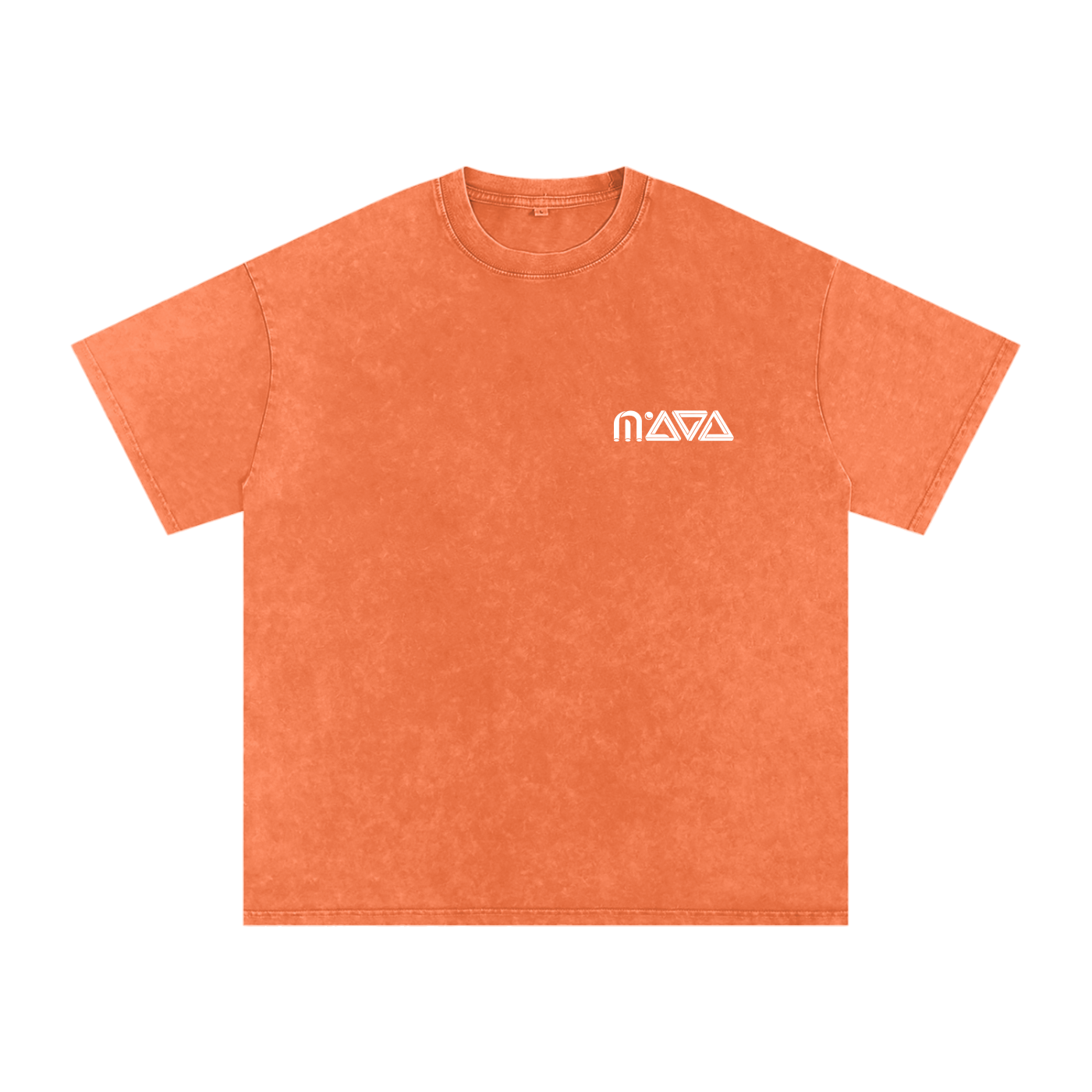 MAYA Logo Acid Wash Oversize T-Shirt - 250 GSM