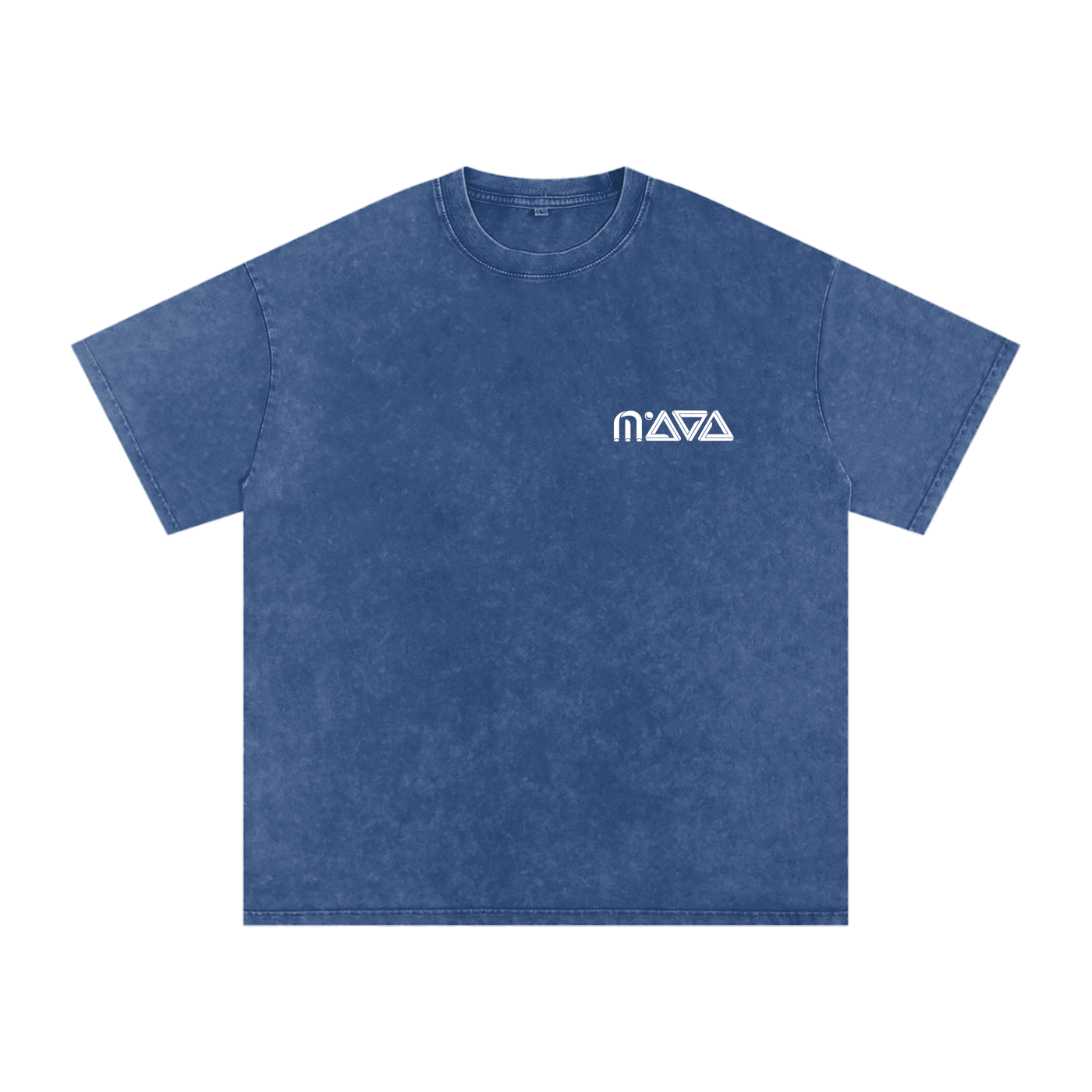 MAYA Logo Acid Wash Oversize T-Shirt - 250 GSM