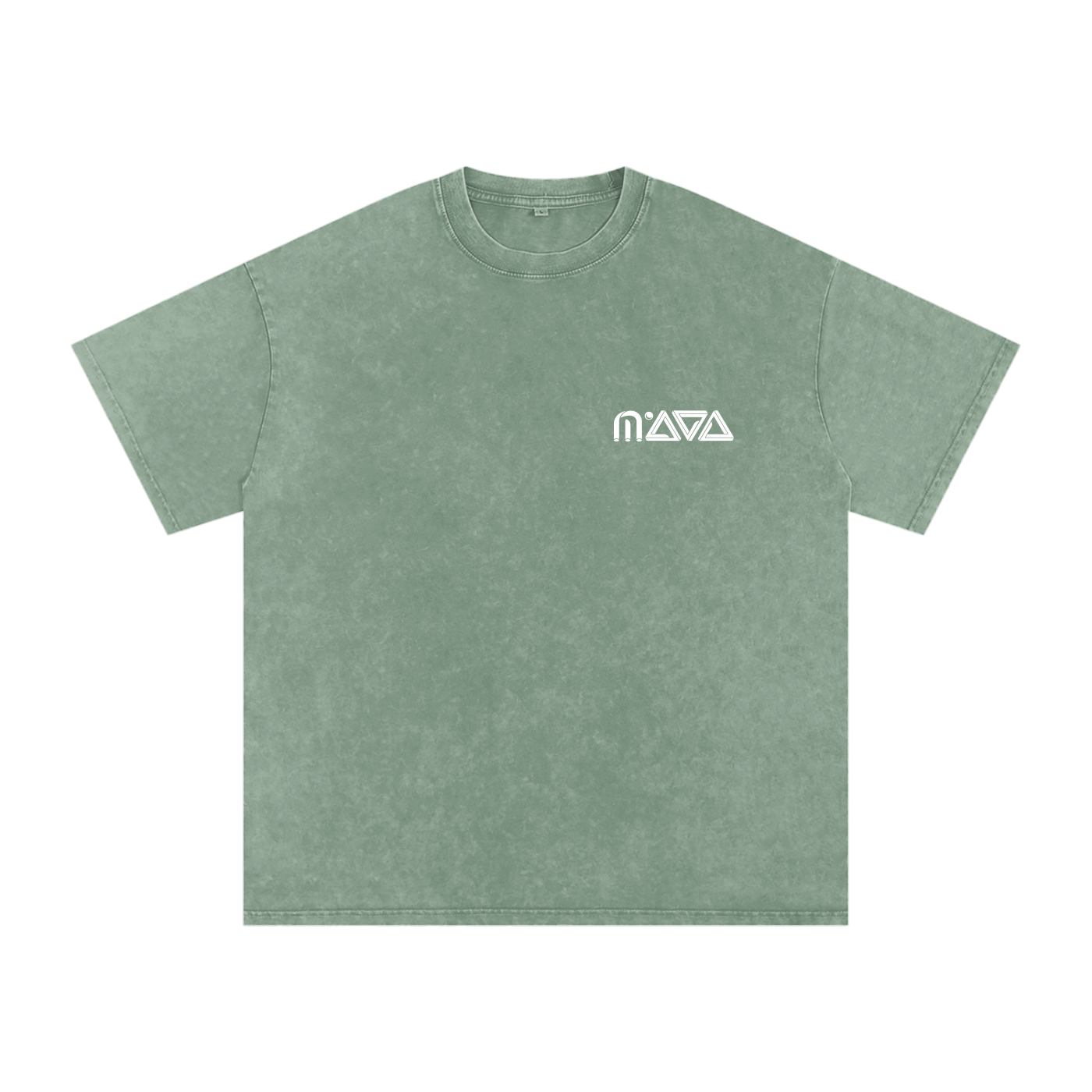 MAYA Logo Acid Wash Oversize T-Shirt - 250 GSM