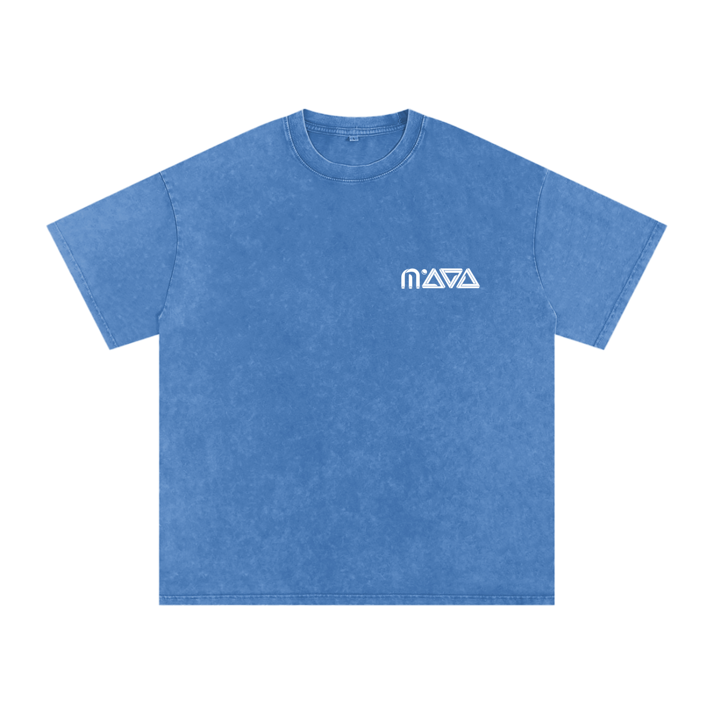 MAYA Logo Acid Wash Oversize T-Shirt - 250 GSM