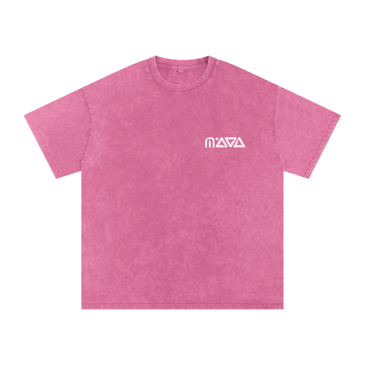 MAYA Logo Acid Wash Oversize T-Shirt - 250 GSM