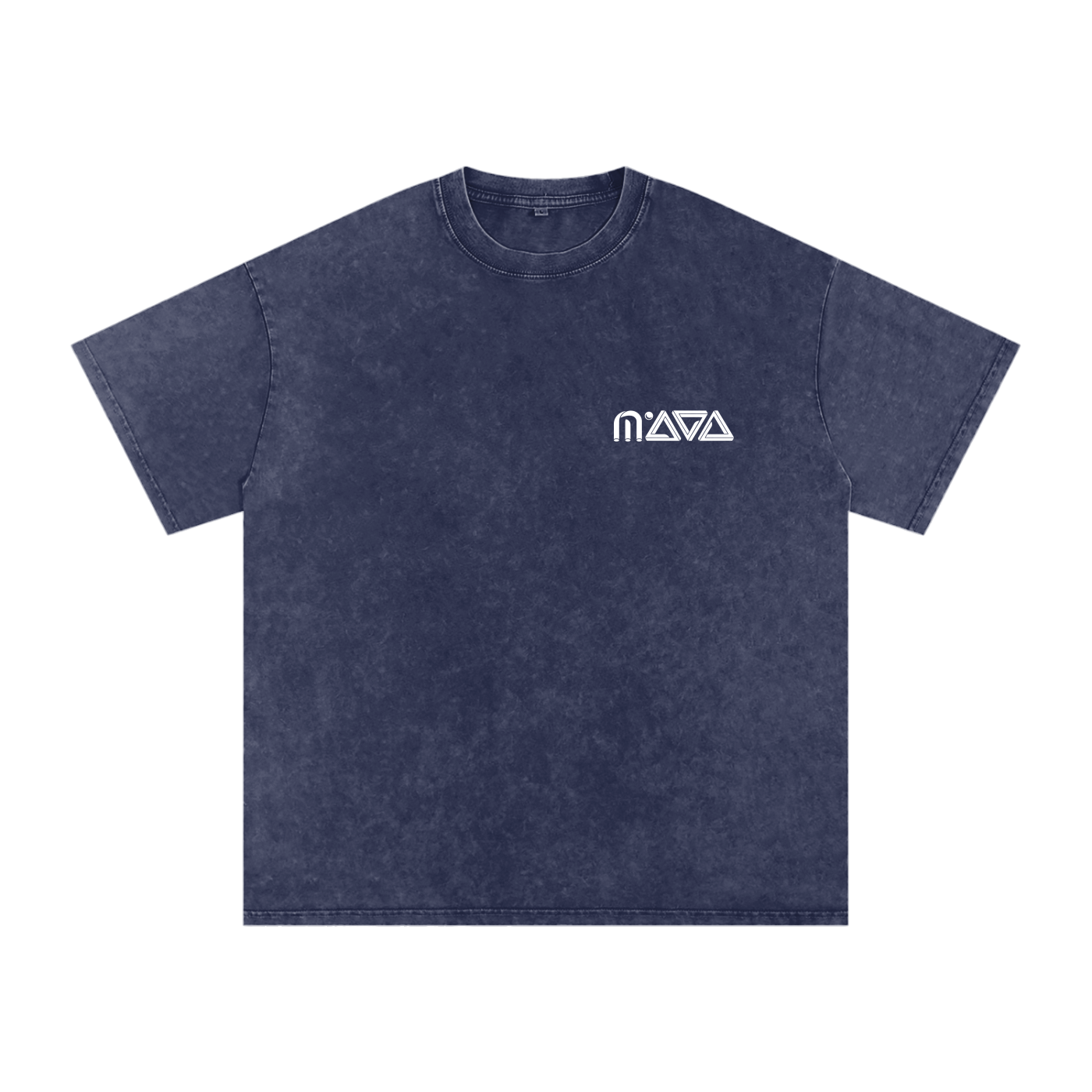 MAYA Logo Acid Wash Oversize T-Shirt - 250 GSM