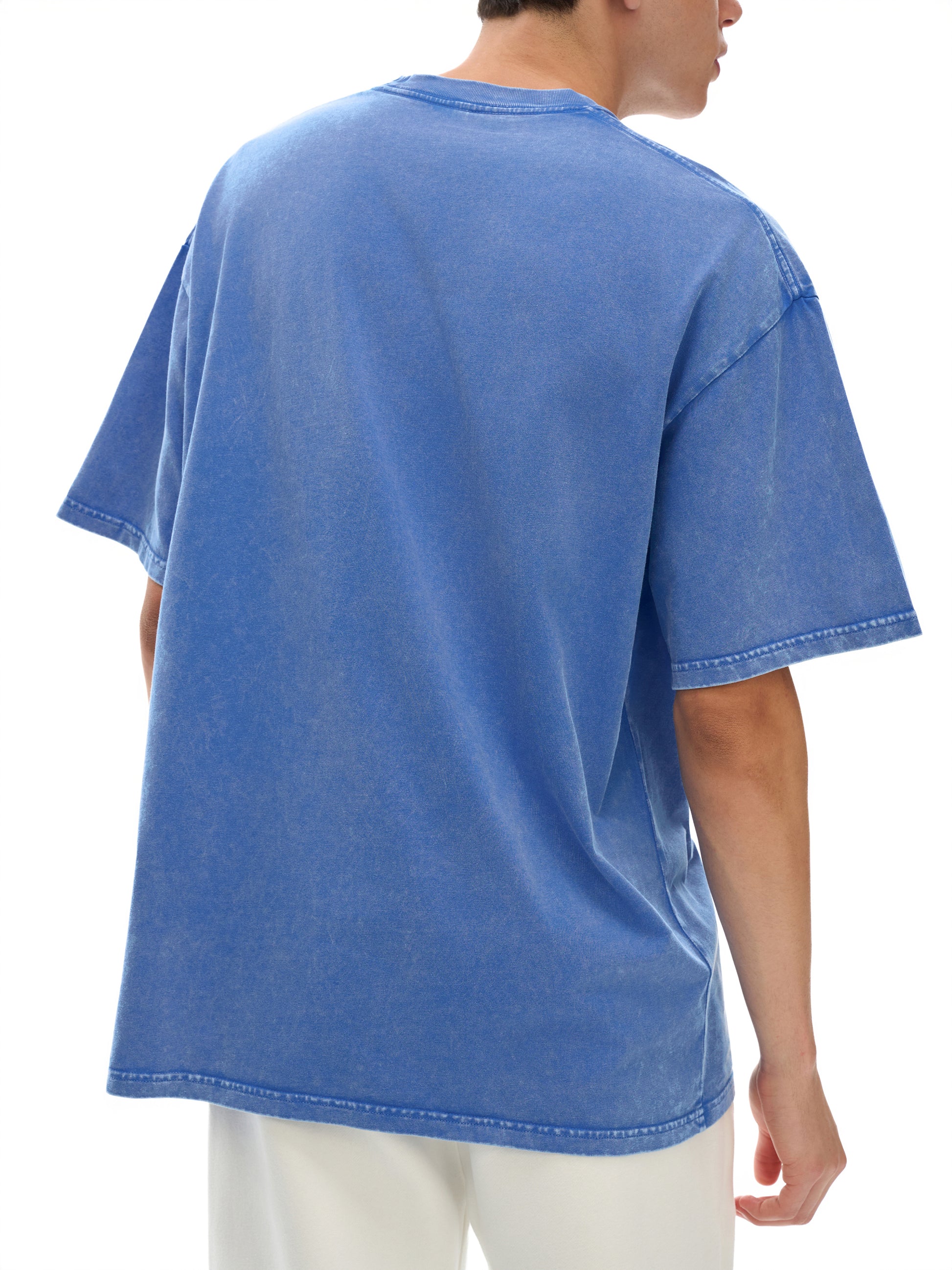 MAYA Logo Acid Wash Oversize T-Shirt - 250 GSM