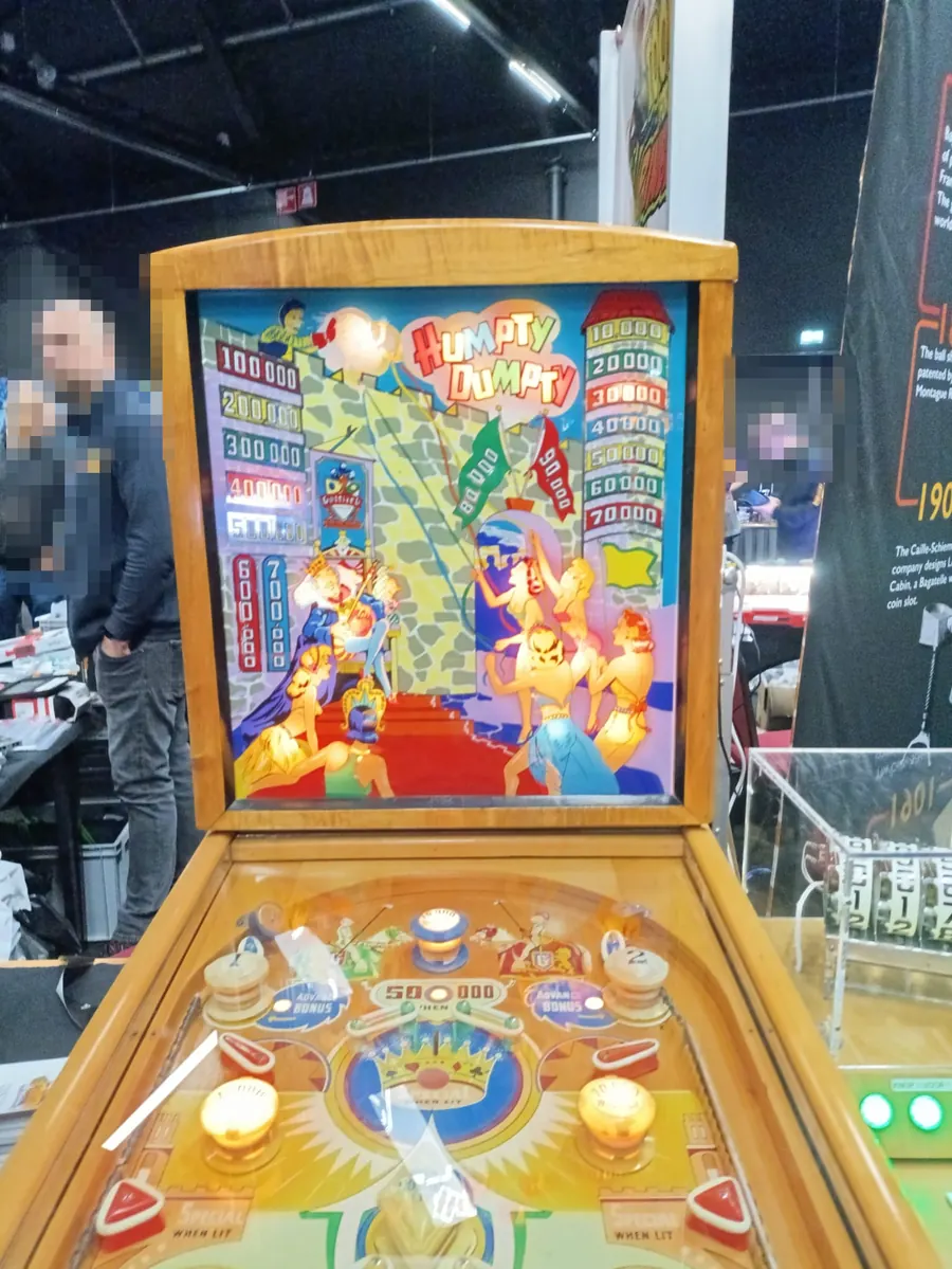 Humpty Dumpty pinball machine on display at the Dutch Pinball Expo 2025, 22 November, Eindhoven, Netherlands